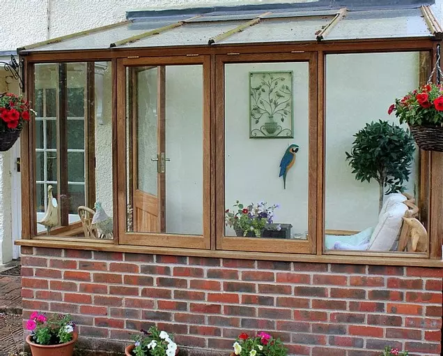 Iroko conservatory